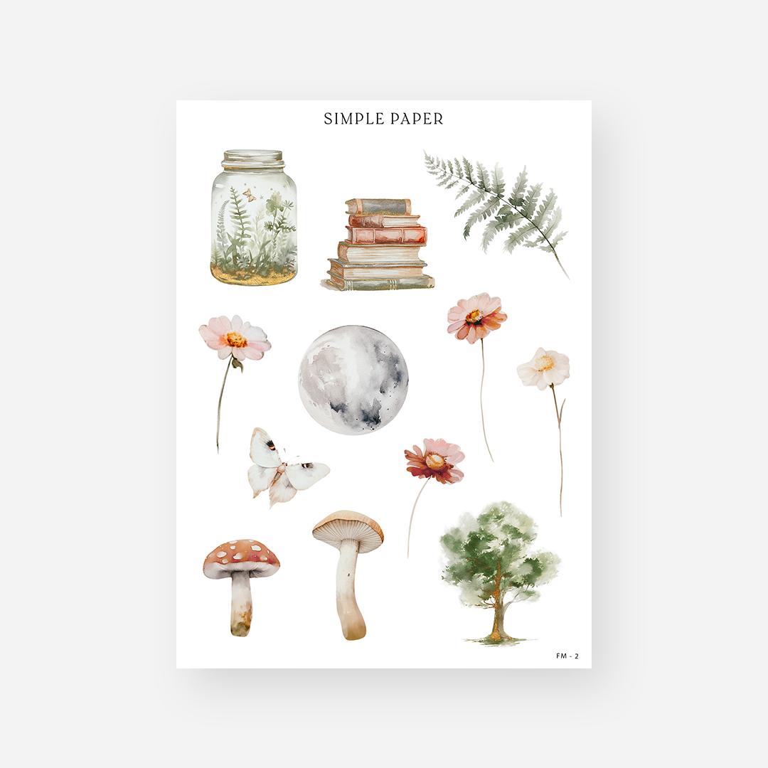 Forest Magic - Sheet 2 - Simple Paper