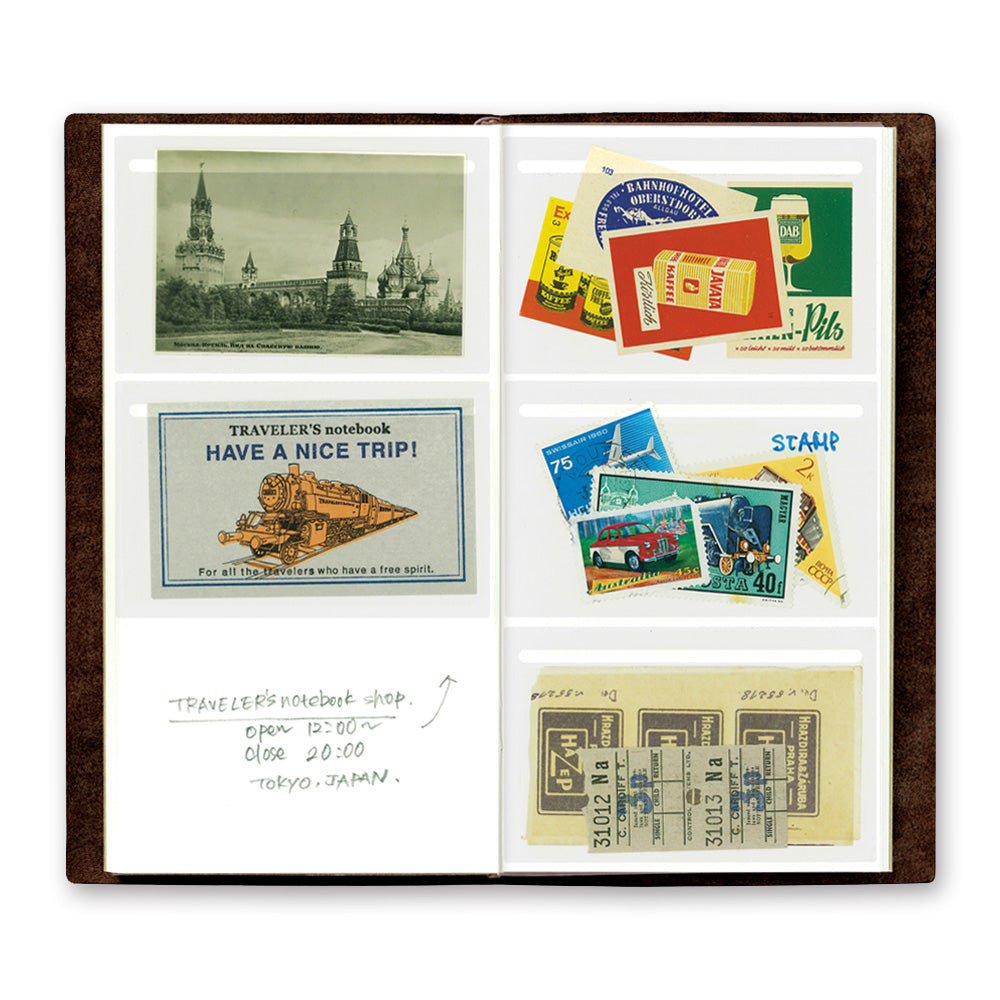 TN Regular Size Refill | Film Pocket Sticker | 023 - Simple Paper