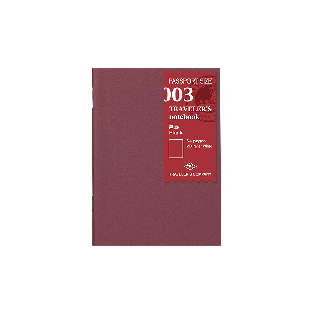 TN Passport Size Refill | Blank | P03 - Simple Paper