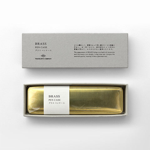 Traveler's Notebook Brass Pen Case - Simple Paper