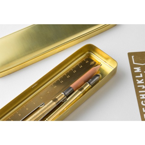 Traveler's Notebook Brass Pen Case - Simple Paper