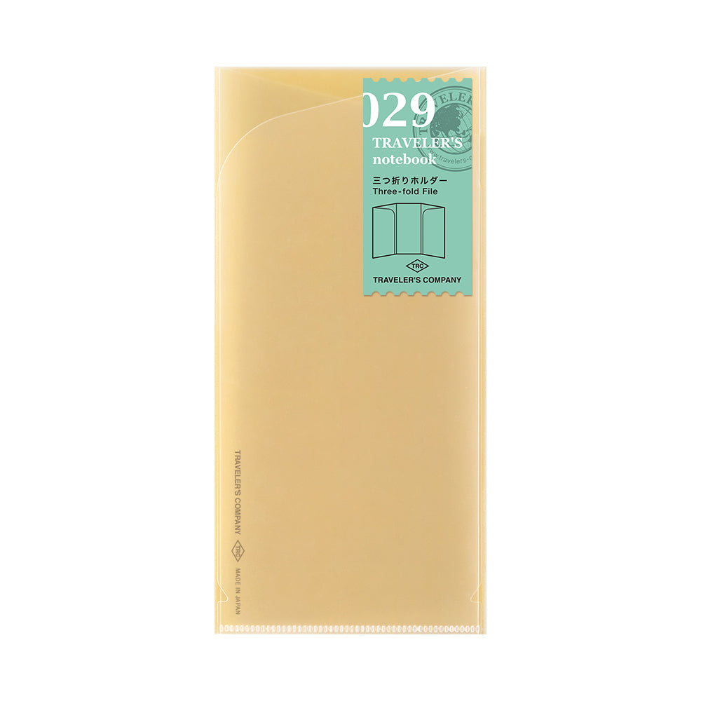 TN Regular Size Refill | Tri-Fold File | 029 - Simple Paper