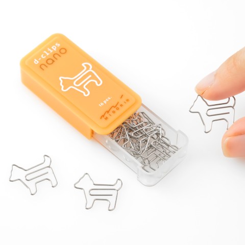 Midori D-Clips Nano Clips | Dog - Simple Paper