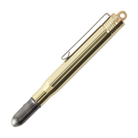 Traveler's Notebook Ballpoint Pen Solid Brass - Simple Paper
