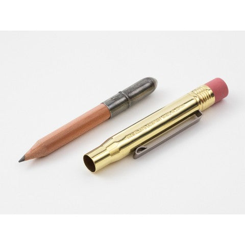 Traveler's Notebook Pencil Solid Brass - Simple Paper