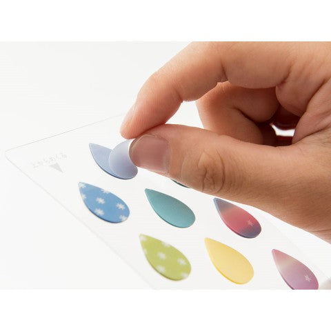 Midori Sticky Memo Film | Mini Drops - Simple Paper