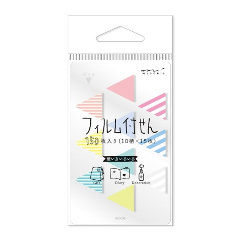 Midori Sticky Memo Film | Mini Triangles - Simple Paper