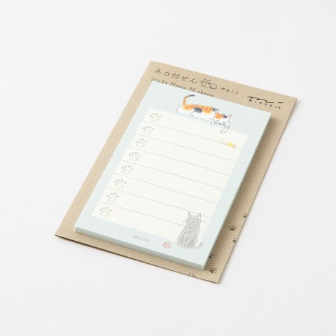 Midori Sticky Notes | To Do Cat Green - Simple Paper