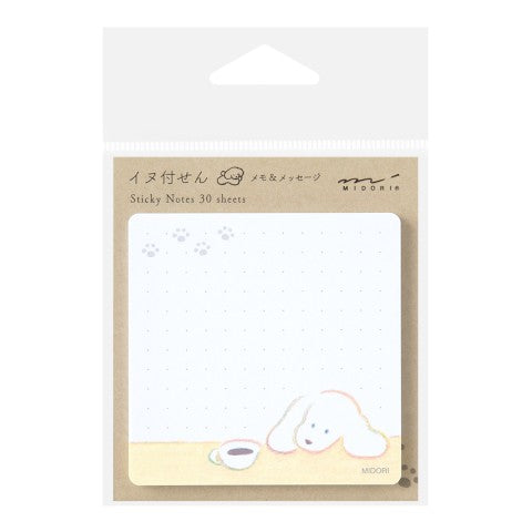 Midori Sticky Notes | Coffee And Dog - Simple Paper