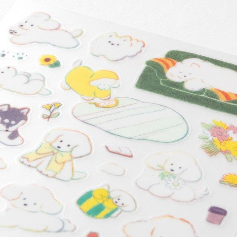 Midori Stickers | Medium Dog - Simple Paper