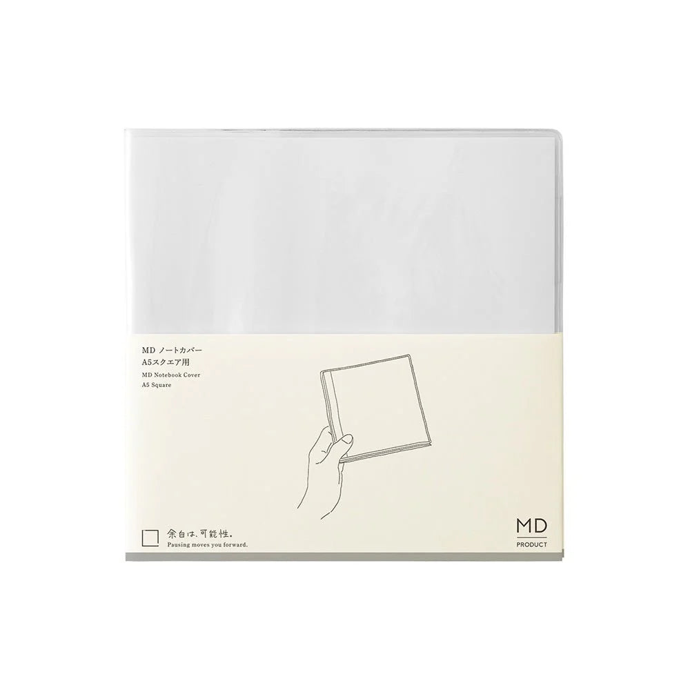 Midori MD Notebook Cover A5 Square Clear