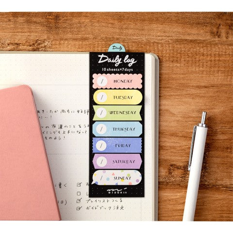 Midori Journal Sticky Notes | Daily Log - Simple Paper