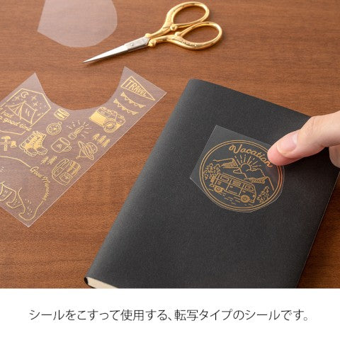 Midori Foiled Transfer Sticker | Outdoors - Simple Paper