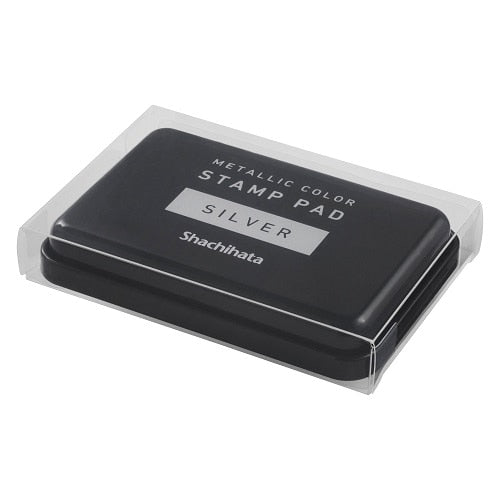Shachihata Metallic Color Stamp Pad | Silver - Simple Paper