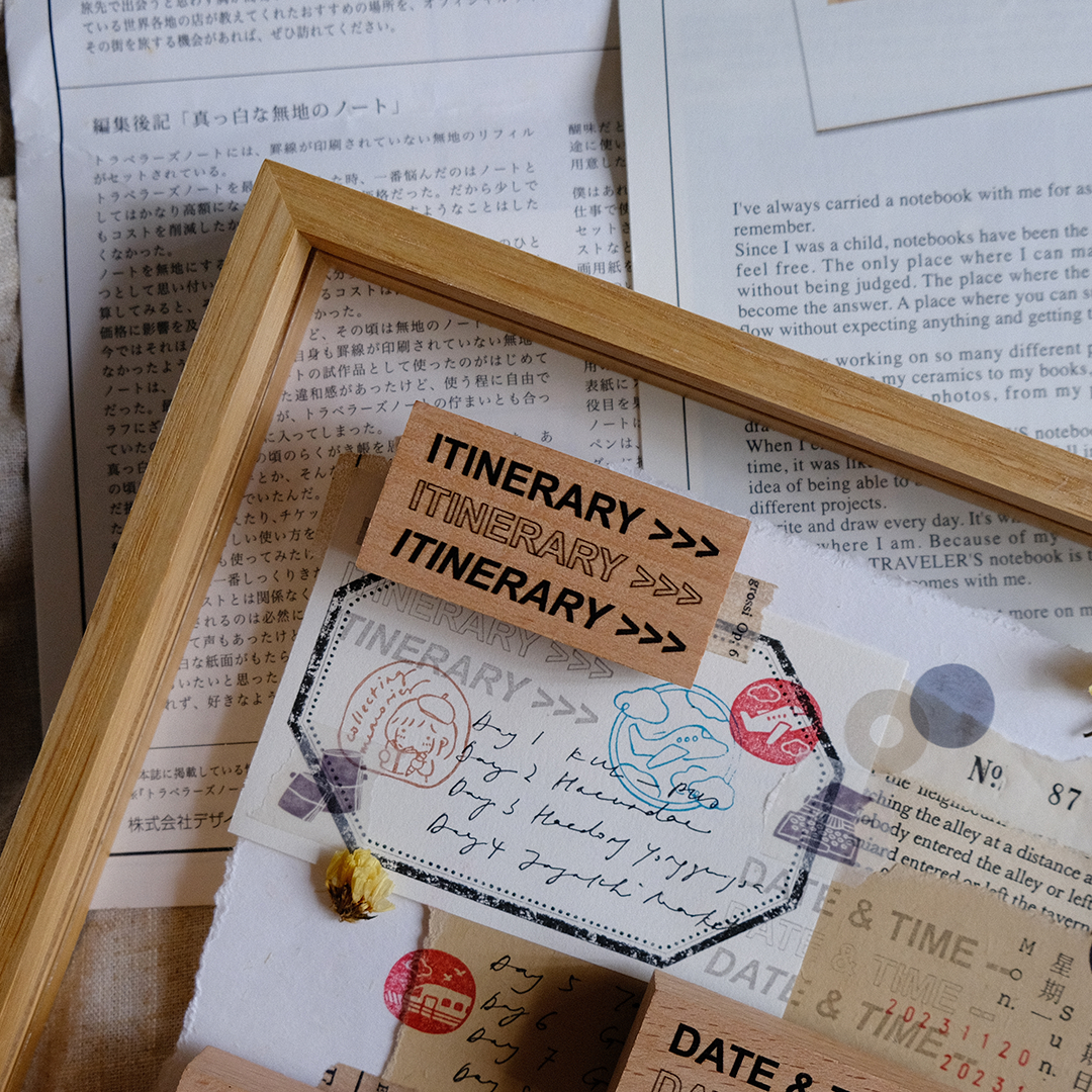 Eileen Tai Rubber Stamps | Travel Series - Simple Paper