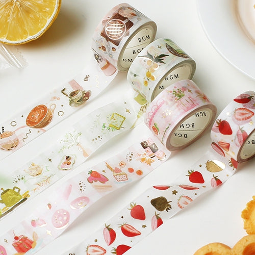 BGM Washi Tape | Matcha Green Tea Time - Simple Paper