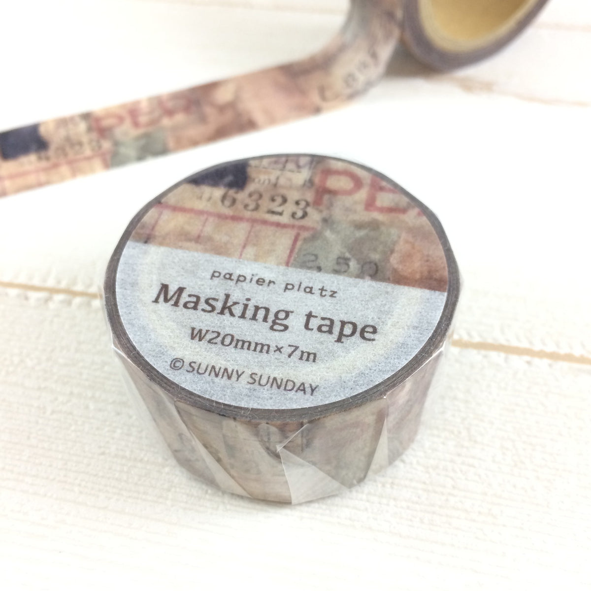 Papier Platz x Sunny Sunday Japanese Washi Tape | 37-640 - Simple Paper
