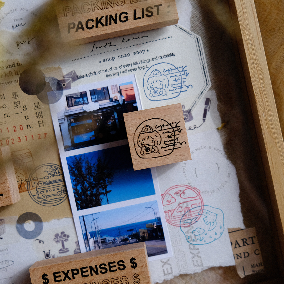Eileen Tai Rubber Stamps | Travel Series - Simple Paper