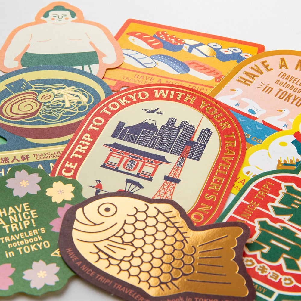 Traveler's Notebook | Tokyo Sticker Set | Limited Edition - Simple Paper