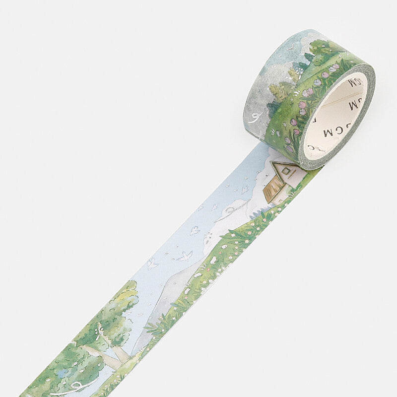BGM Washi Tape | Little World | Aozora Farm - Simple Paper