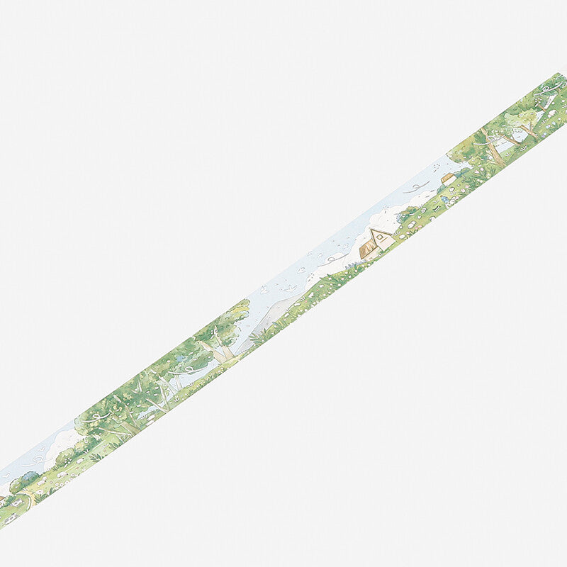 BGM Washi Tape | Little World | Aozora Farm - Simple Paper