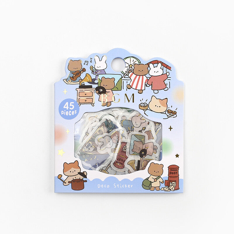 BGM Agenda Sticker Flake Stickers | Life - Simple Paper