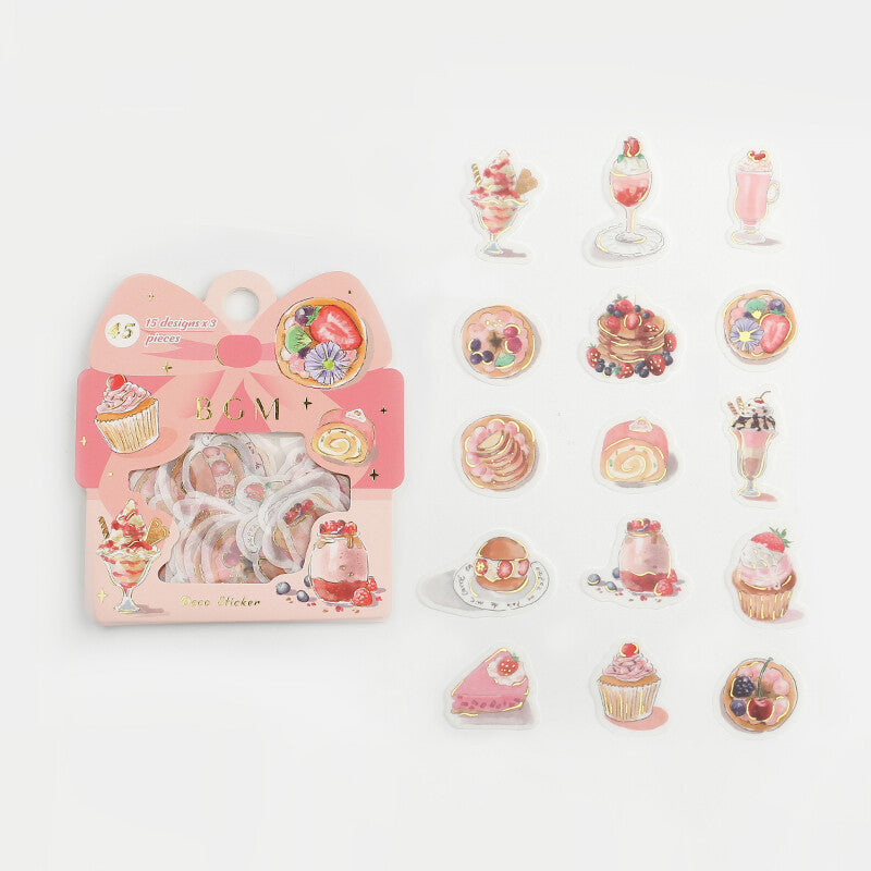 BGM Agenda Sticker Flake Stickers | Berry Sweets - Simple Paper