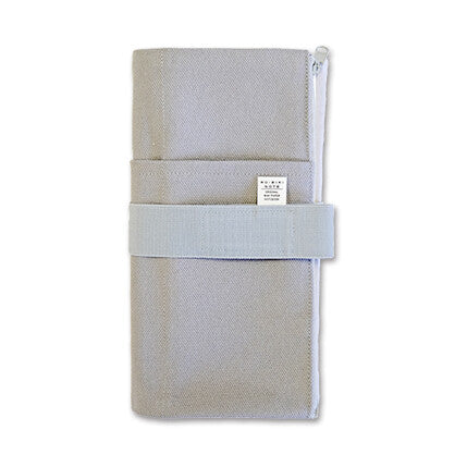 Yamamoto Ro-Biki Notebook Canvas Cover Cool Gray