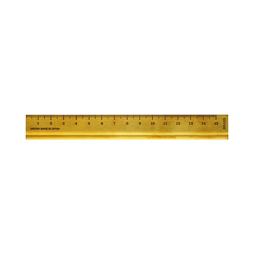 Traveler's Notebook Brass Ruler - Simple Paper