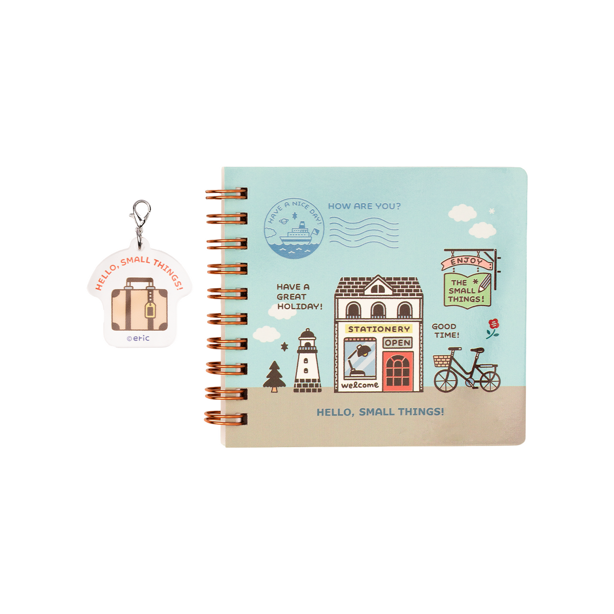 Nippon Eric Small Things Mini Notebook With Charm