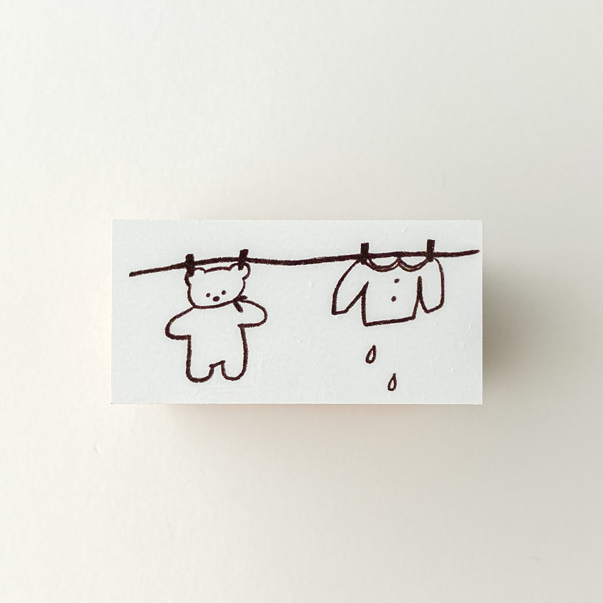 ranmyu Rubber Stamp | Drying - Simple Paper