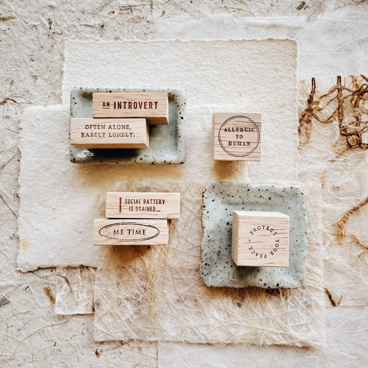 PensPapersPlanner Rubber Stamps Series 7 Introvert