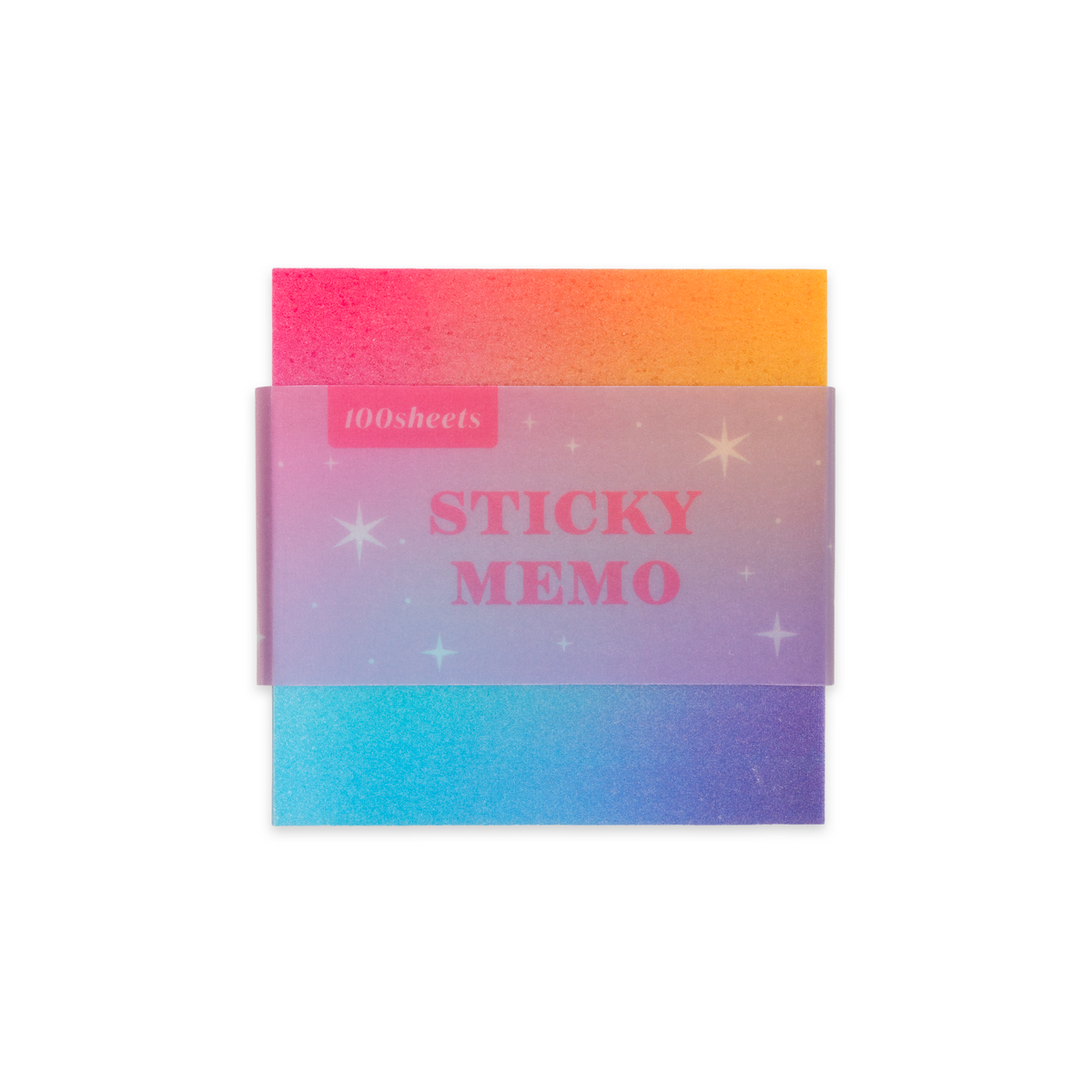 KDT Japan Glitter Gradient Sticky Notes Style B