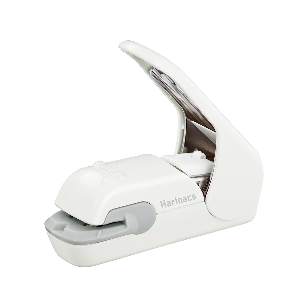 Kokuyo Harinacs Press Stapleless Stapler Pale White