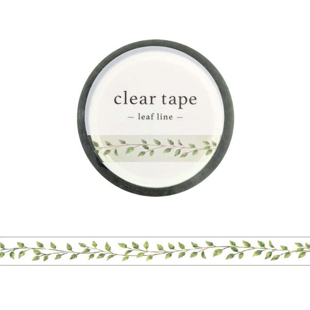 Mind Wave Clear Tape | 7mm | Leaf Line - Simple Paper
