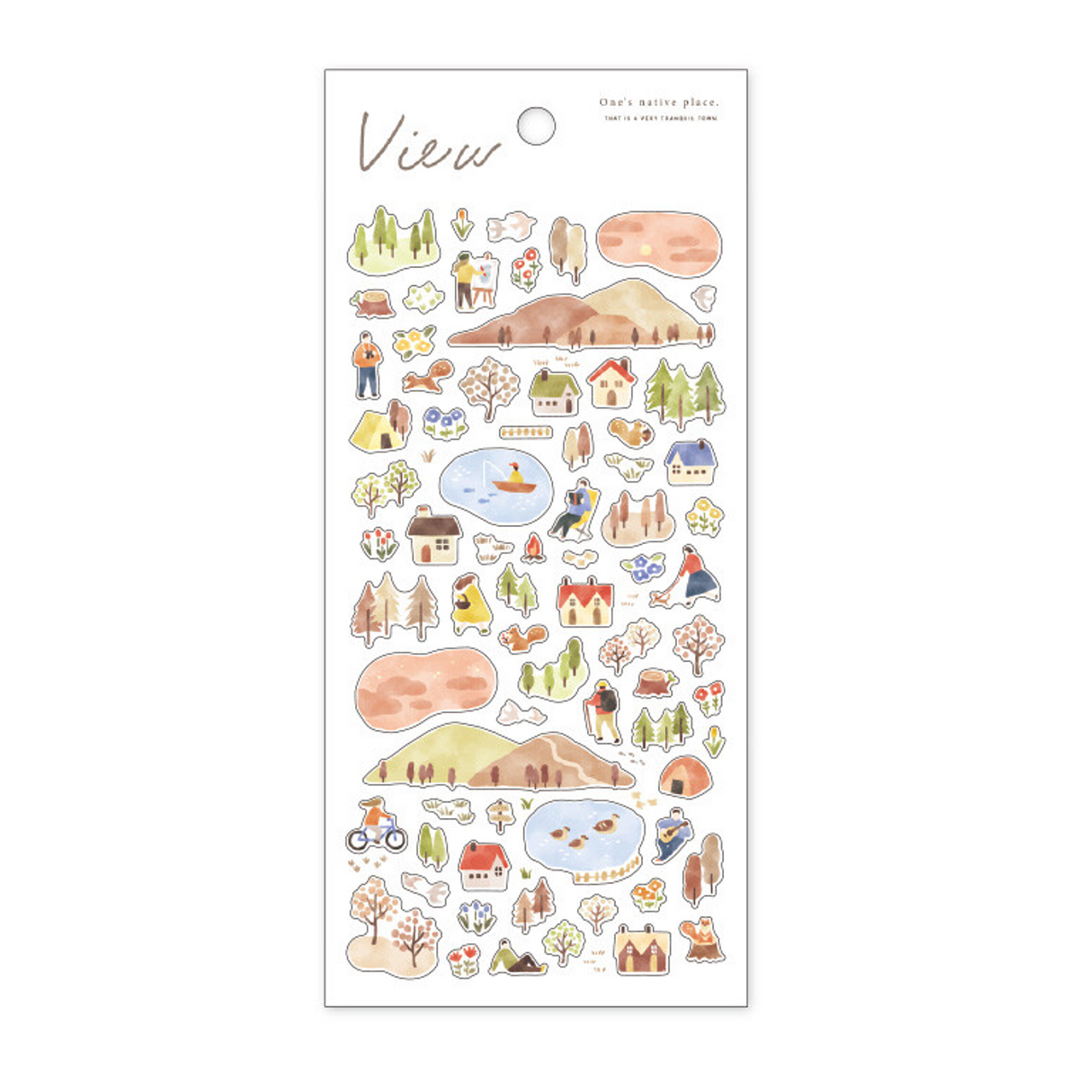 Mind Wave Transparent Stickers | View - Simple Paper