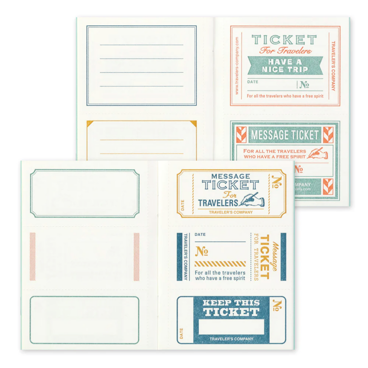 TN Passport Size Refill | Message Card - Simple Paper