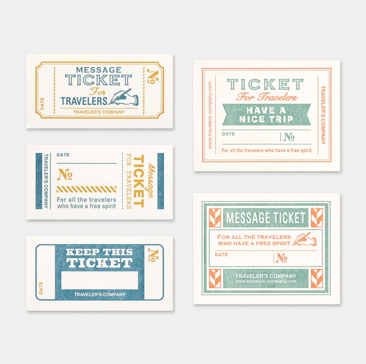 TN Passport Size Refill | Message Card - Simple Paper