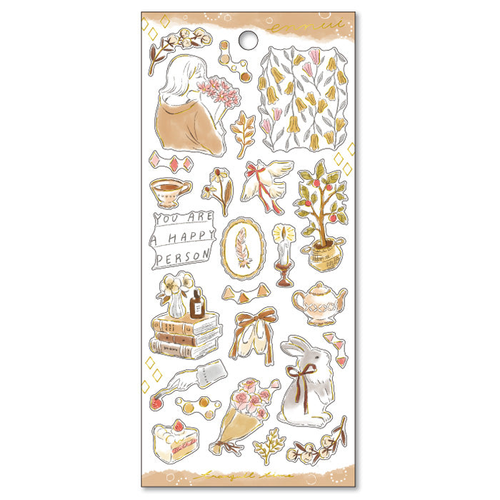 Mind Wave Stickers Ennui Brown