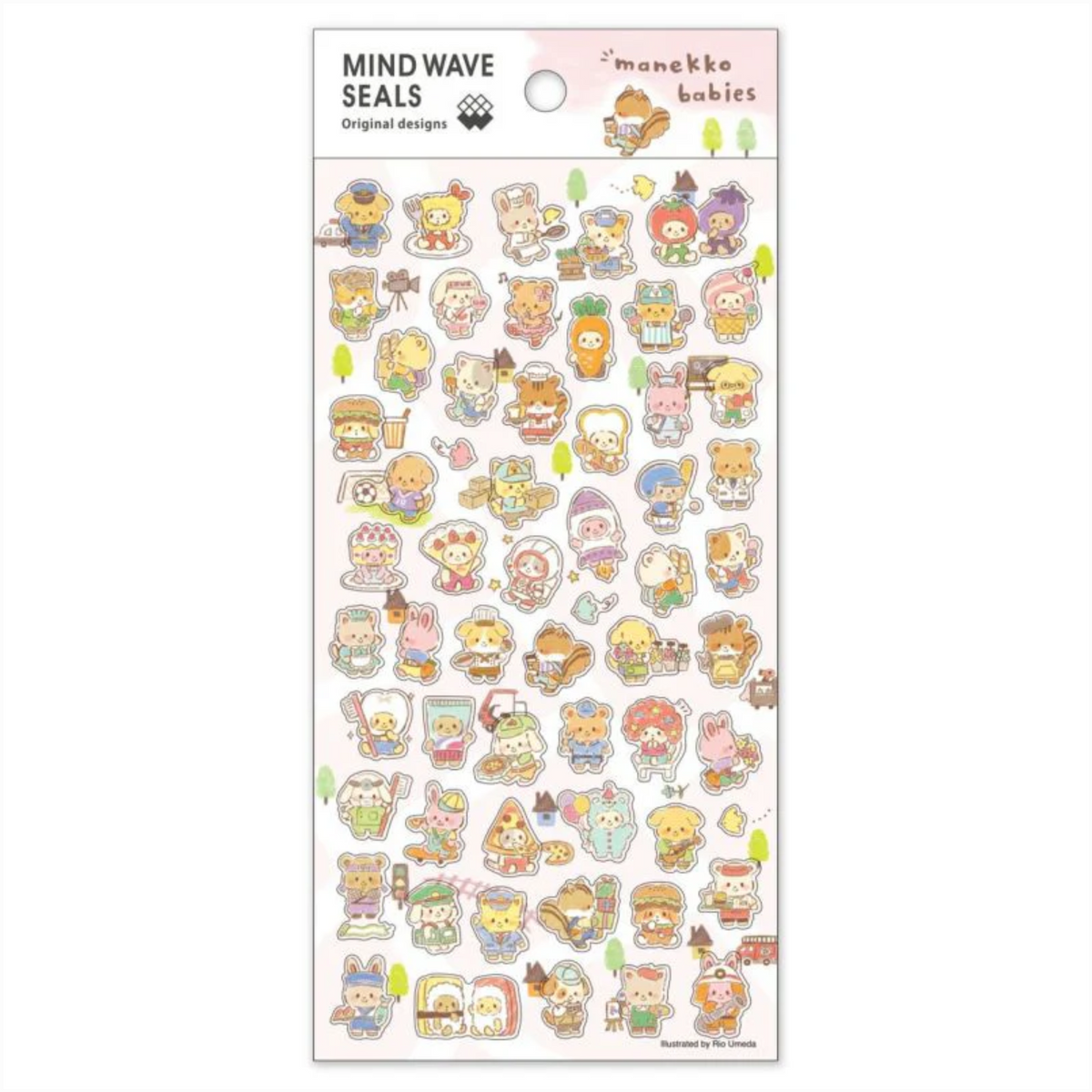 Mind Wave Stickers Original Designs Manekko Babies