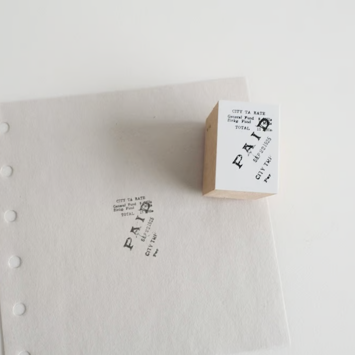 Yohaku Rubber Wood Stamp S-103
