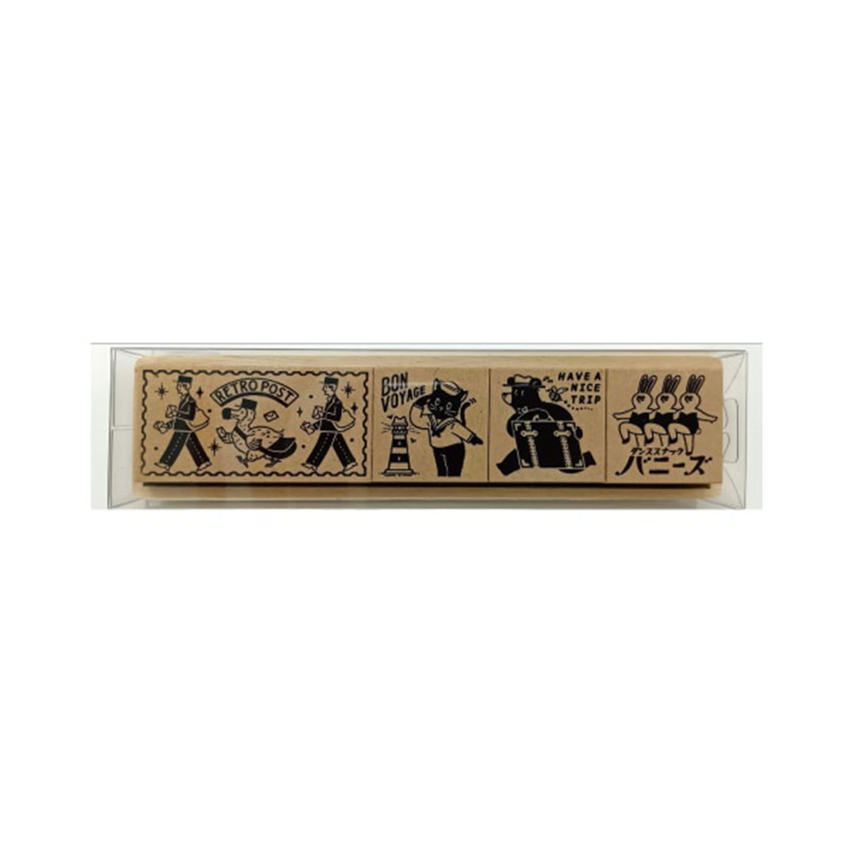 Sanby OB1TOY x Sanby Rubber Stamp Set with Tray Volume 1