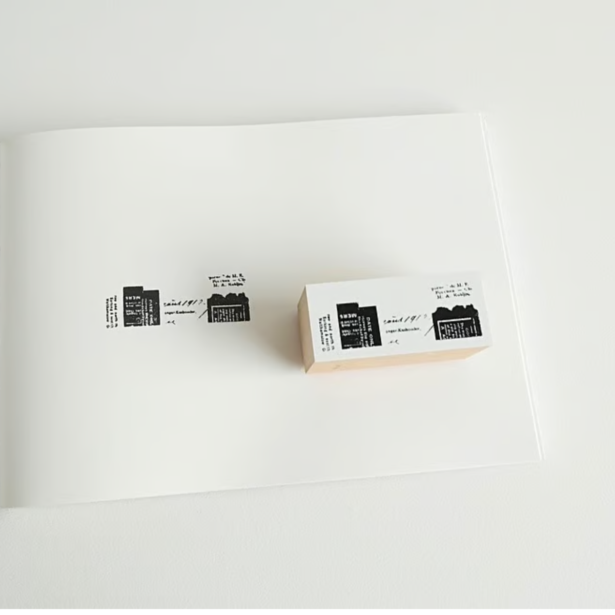 Yohaku Rubber Wood Stamp S-096