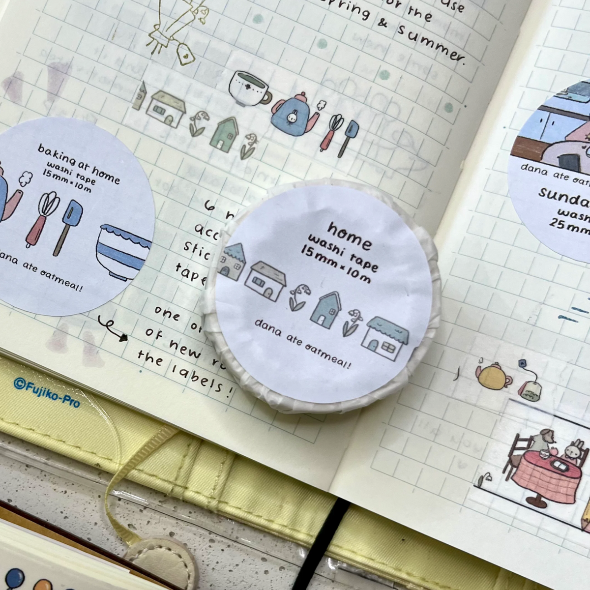 Dana Ate Oatmeal! Home Washi Tape