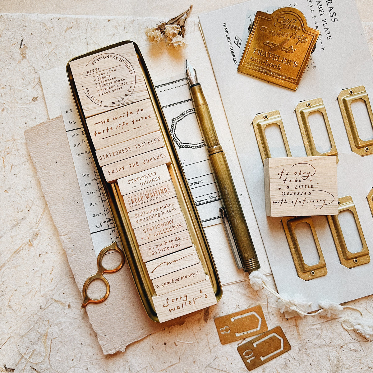 PensPapersPlanner Rubber Stamp Series 5 Enjoy The Journey