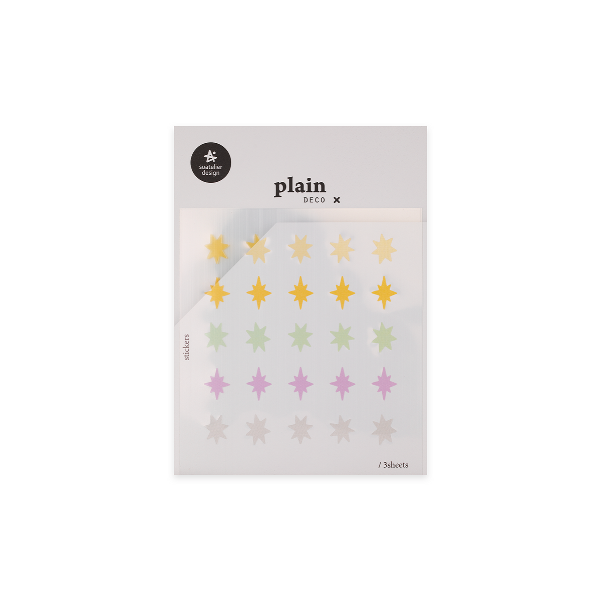 Suatelier Plain Series Stickers No. 82 1686