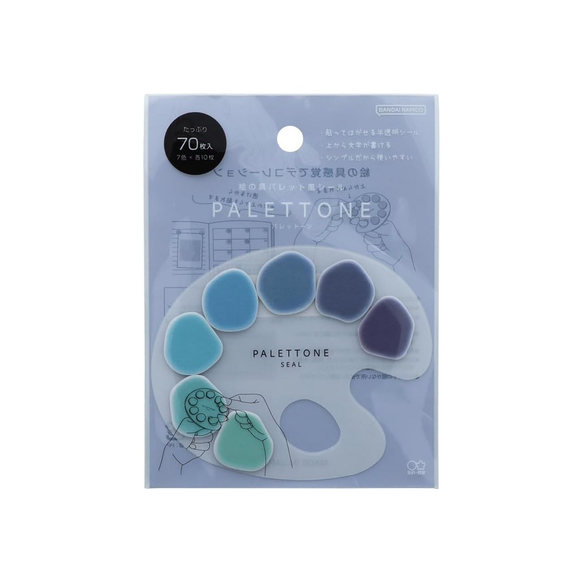 Sun-Star Palettone Stickers Blue Sky Hues