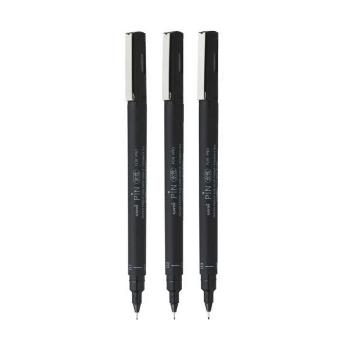 Uni Pin Fineliner Pen For Pro Pigment Ink Black Ink