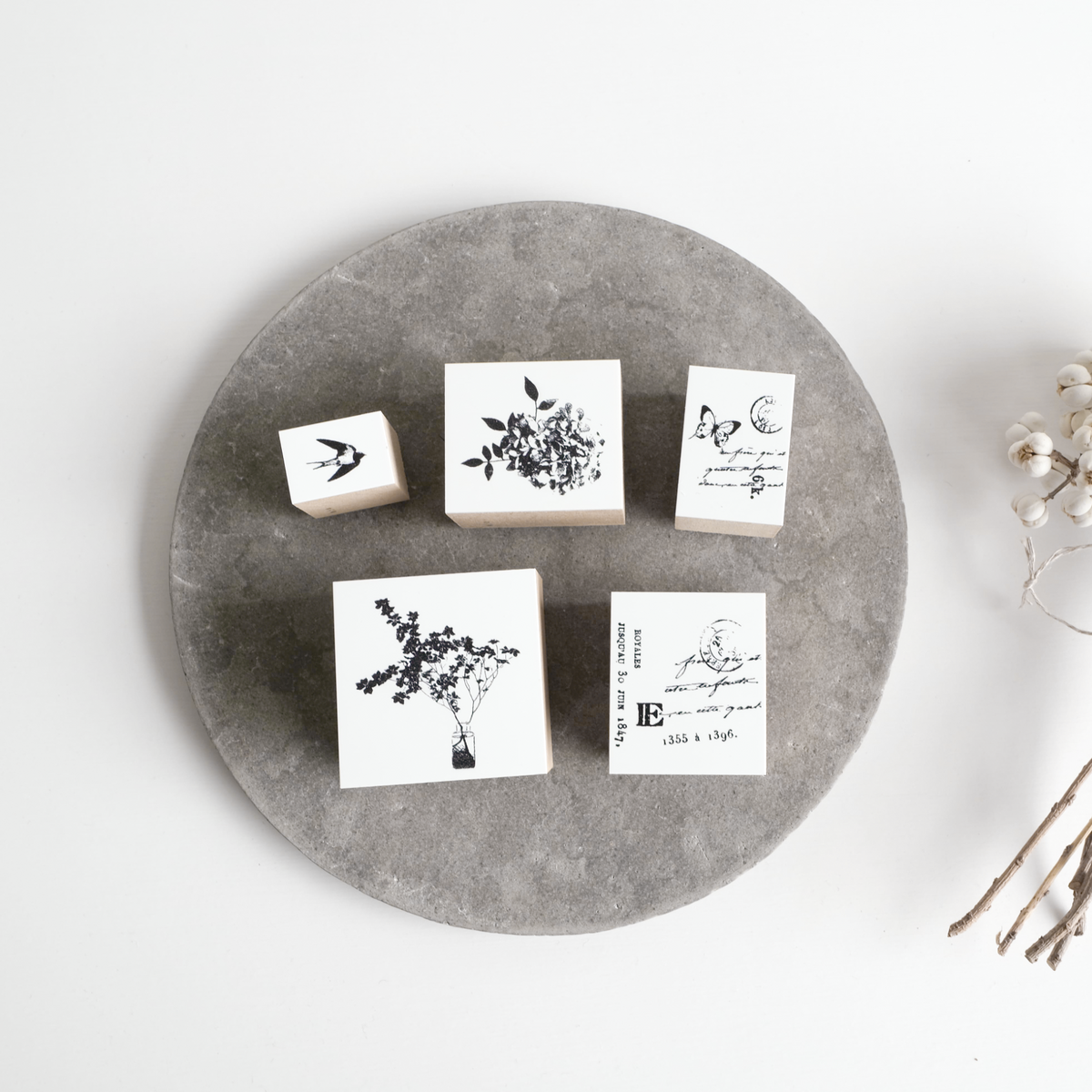 Yohaku Rubber Wood Stamp Collection S-142 Vol. 21