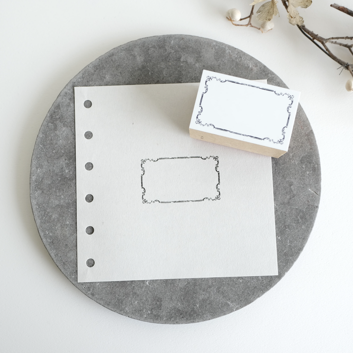 Yohaku Rubber Wood Stamp S-107